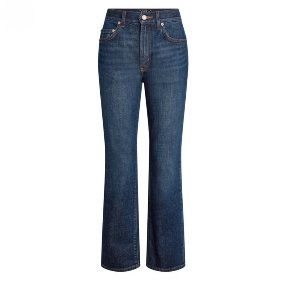 AG Adriano Goldschmied Manya High Waisted Straight Leg Jeans Legacy Blue NWT 28